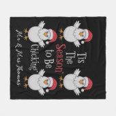 Dit is het seizoen om grappig en Schattige te zijn Fleece Deken (Voorkant (Horizontaal))