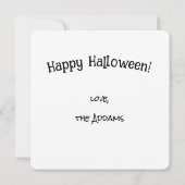 "Dit is het seizoen om griezelig te zijn" midden-e (Achterkant)