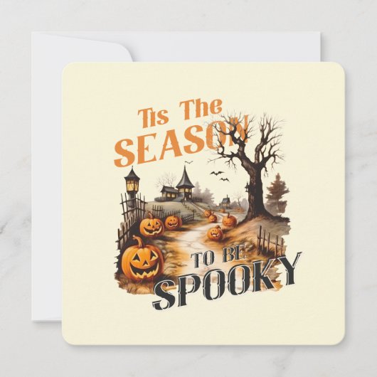 "Dit is het seizoen om griezelig te zijn" midden-e (Voorkant)