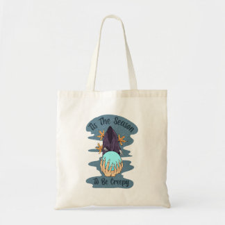 Dit is het seizoen om griezelige geest Halloween G Tote Bag