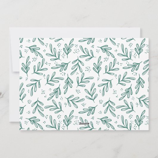 'Dit is het seizoen om Jolly Green Photo te zijn Feestdagenkaart (Achterkant)