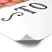 'Dit is het seizoen om jolly Santa Poster (Hoek)