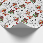 Dit is het seizoen om kerstinpakpapier te laten sc cadeaupapier (Hoek)