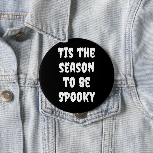 Dit is het seizoen om spookachtige Button te zijn (In situ)