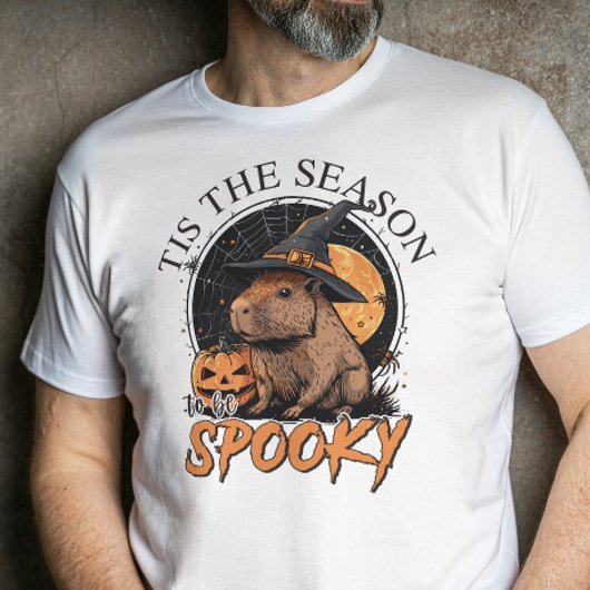 Dit is het seizoen om spookachtige Capybara Hallow T-shirt