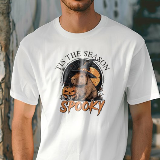 Dit is het seizoen om spookachtige Capybara Hallow T-shirt
