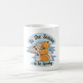 Dit is het seizoen om Spooky Ghost Halloween Groov Koffiemok (Center)