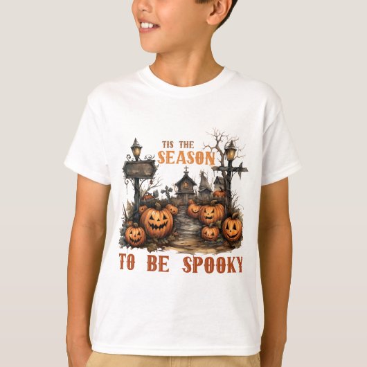 Dit is het seizoen om Spooky te zijn T-shirt (Voorkant)