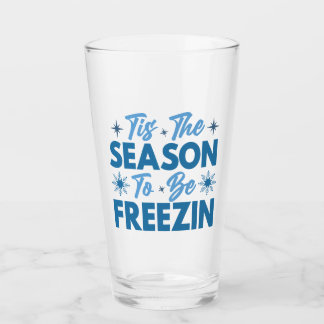 Dit is het seizoen om te bevriezen - Winter Fun Glas
