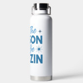 Dit is het seizoen om te bevriezen - Winter Fun Waterfles (Achterkant)