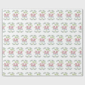 Dit is het seizoen om te breien winter kerst cadeaupapier (Vlak)