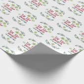 Dit is het seizoen om te breien winter kerst cadeaupapier (Hoek)