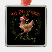 Dit is het seizoen om te choppen metalen ornament (Voorkant)