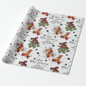 Dit is het seizoen om te sprankelen schoenen kerst cadeaupapier (Uitgerold)