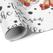 Dit is het seizoen om te sprankelen schoenen kerst cadeaupapier (Rol Hoek)