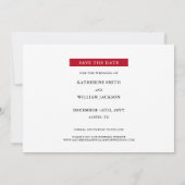 Dit is het seizoen om te trouwen 2 Foto Bruiloft Save The Date (Achterkant)