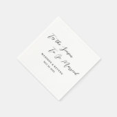 Dit is het seizoen om te trouwen | bruiloftsservet servet (Hoek)