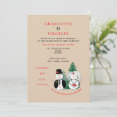 Dit is het seizoen om te trouwen met Red Black Pla Kaart (Staand voorkant)