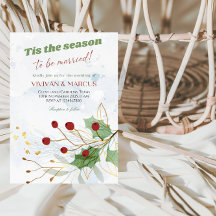 Dit is het seizoen om te trouwen op de kerstbruilo