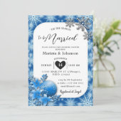 Dit is het seizoen om te trouwen Uitnodiging (Staand voorkant)