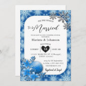 Dit is het seizoen om te trouwen Uitnodiging (Voorkant / Achterkant)