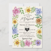 Dit is het seizoen om te trouwen Uitnodiging (Voorkant)