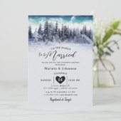 Dit is het seizoen om te trouwen Uitnodiging (Staand voorkant)