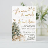 Dit is het seizoen om te trouwen! Vrijgezellenfees Kaart (Staand voorkant)