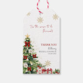 Dit is het seizoen om te trouwen Vrijgezellenfeest Cadeaulabel (Voorkant)