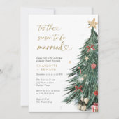 Dit is het seizoen om te trouwen winter bruiloft d kaart (Voorkant)