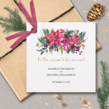 Dit is het seizoen om te trouwen Winter Christmas 