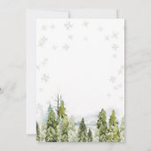 Dit is het seizoen om te trouwen Winter Floral Kaart (Achterkant)