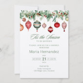 Dit is het seizoen om te trouwen Winter Vrijgezell Kaart (Voorkant)