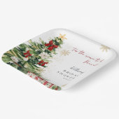 Dit is het seizoen om te trouwen Winter Vrijgezell Papieren Bordje (Gebogen)