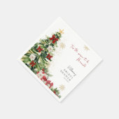 Dit is het seizoen om te trouwen Winter Vrijgezell Servet (Hoek)