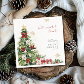 Dit is het seizoen om te trouwen Winter Vrijgezell Servet