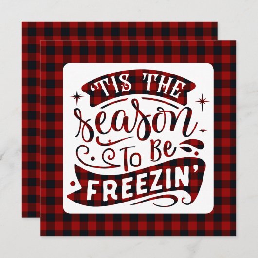 Dit is het seizoen om te worden Freezin Buffalo Pl (Voorkant / Achterkant)