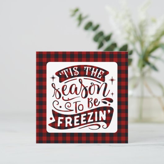 Dit is het seizoen om te worden Freezin Buffalo Pl (Staand voorkant)