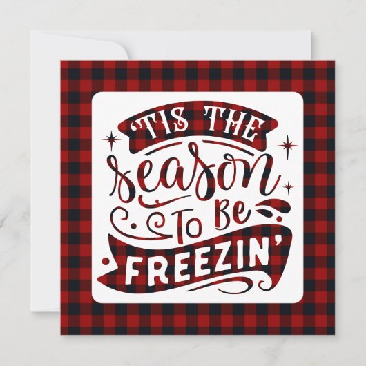 Dit is het seizoen om te worden Freezin Buffalo Pl (Voorkant)