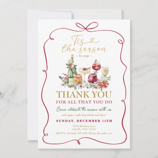 Dit is het seizoen om te zeggen dank u grillige va kaart (Voorkant)