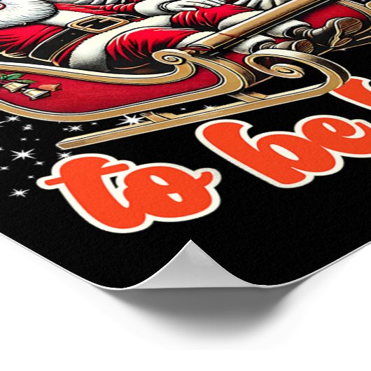 Dit is het seizoen om terug te zijn Jezus Sinterkl Poster (Hoek)