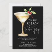 'Dit is het seizoen om Tipsy te zijn! cocktailpart Kaart (Voorkant)