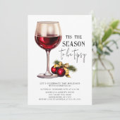 'Dit is het seizoen om Tipsy te zijn! cocktailpart Kaart (Staand voorkant)