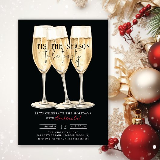 'Dit is het seizoen om Toasty te zijn! cocktailpar Kaart