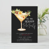 'Dit is het seizoen om Toasty te zijn! cocktailpar Kaart (Staand voorkant)