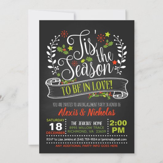 Dit is het seizoen om verliefd te zijn op Verlovin Kaart (Voorkant)