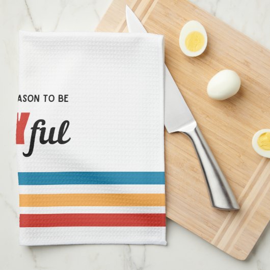 'Dit is het seizoen om vreugdevolle keukenhanddoek (Quarter Fold)