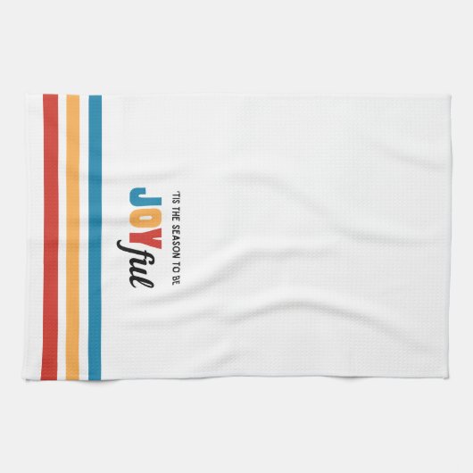 'Dit is het seizoen om vreugdevolle keukenhanddoek (Horizontaal)