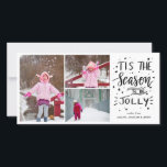 Dit is het seizoen om vrolijk moderne scriptfoto t feestdagenkaart<br><div class="desc">Dit is het seizoen om vrolijk moderne scriptfoto te zijn</div>