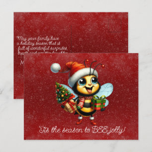 Dit is het seizoen om vrolijk te zijn briefkaart